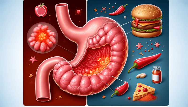 Gastritis y Úlcera Péptica: Definición, sintomatología y tratamiento nutricional